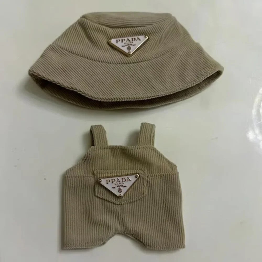 Clothing Set for Labubu with Hat and Jumpsuit